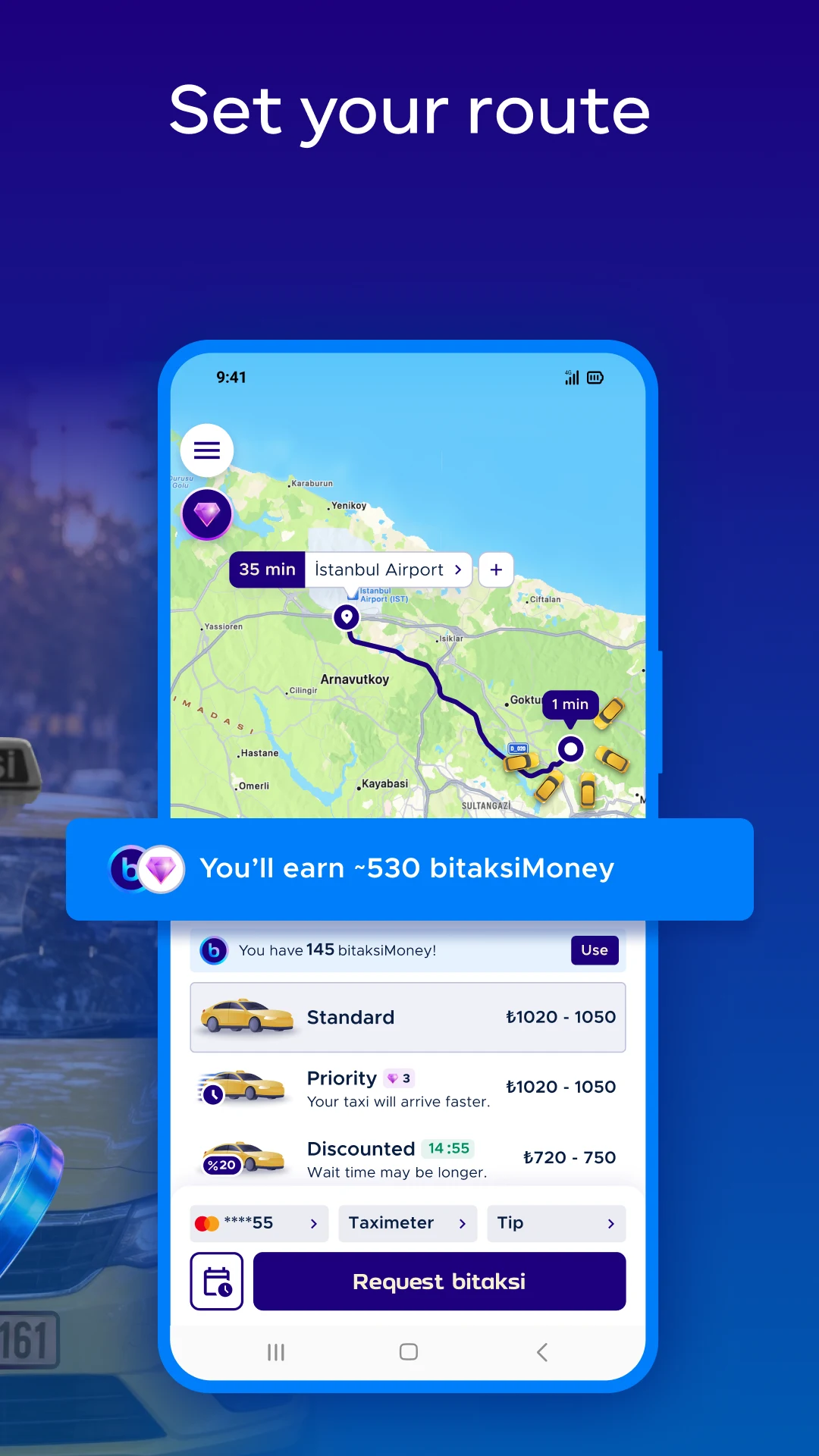 bitaksi - your closest taxi! screenshot