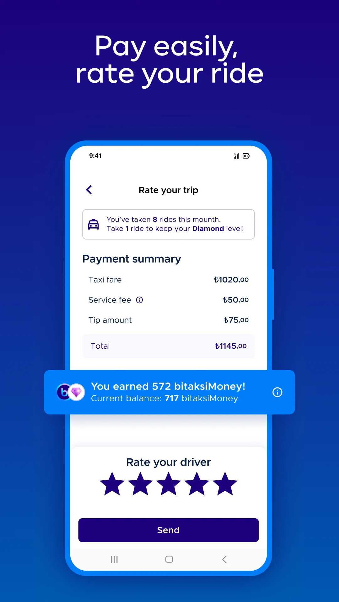 bitaksi - your closest taxi! screenshot